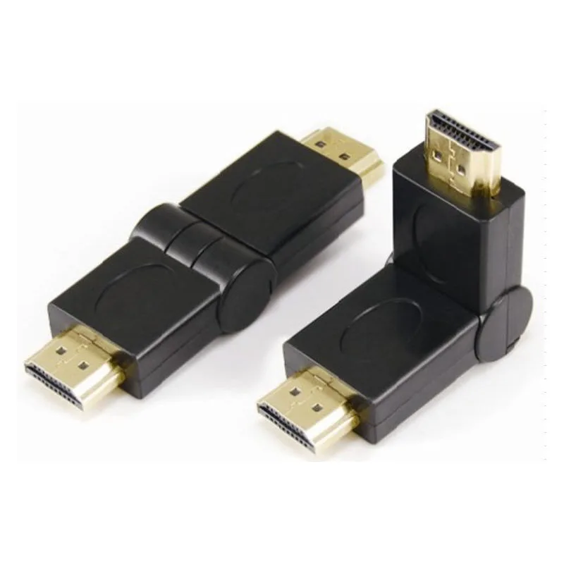 

3pcs HDMI male to HDMI male Adapter Swing Type Connector Extender HDMI Converter for LCD minitor PC