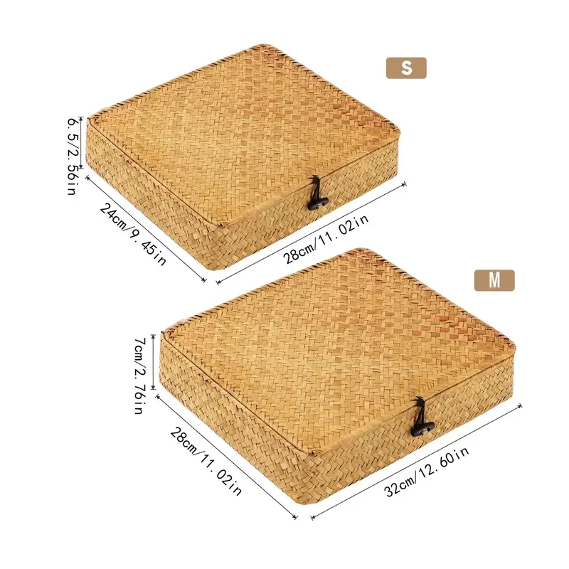 Wiklinowy kwadratowy kosz do p – Basket Bag Wicker recenzja i cena