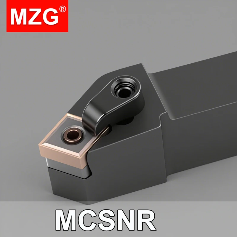 

MZG MCSNR1616 MCSNR2020 MCSNR2525 MCSNR2020 External Turning Tool Holder CNMG Carbide Inserts MCSNR Lathe Cutting Tools