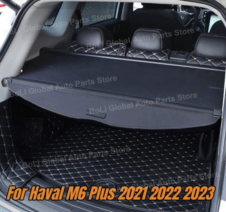 

Накладка на заднюю багажник автомобиля для Haval M6 Plus 2021 2022 2023 навес на заднюю полку декоративные аксессуары для автостайлинга