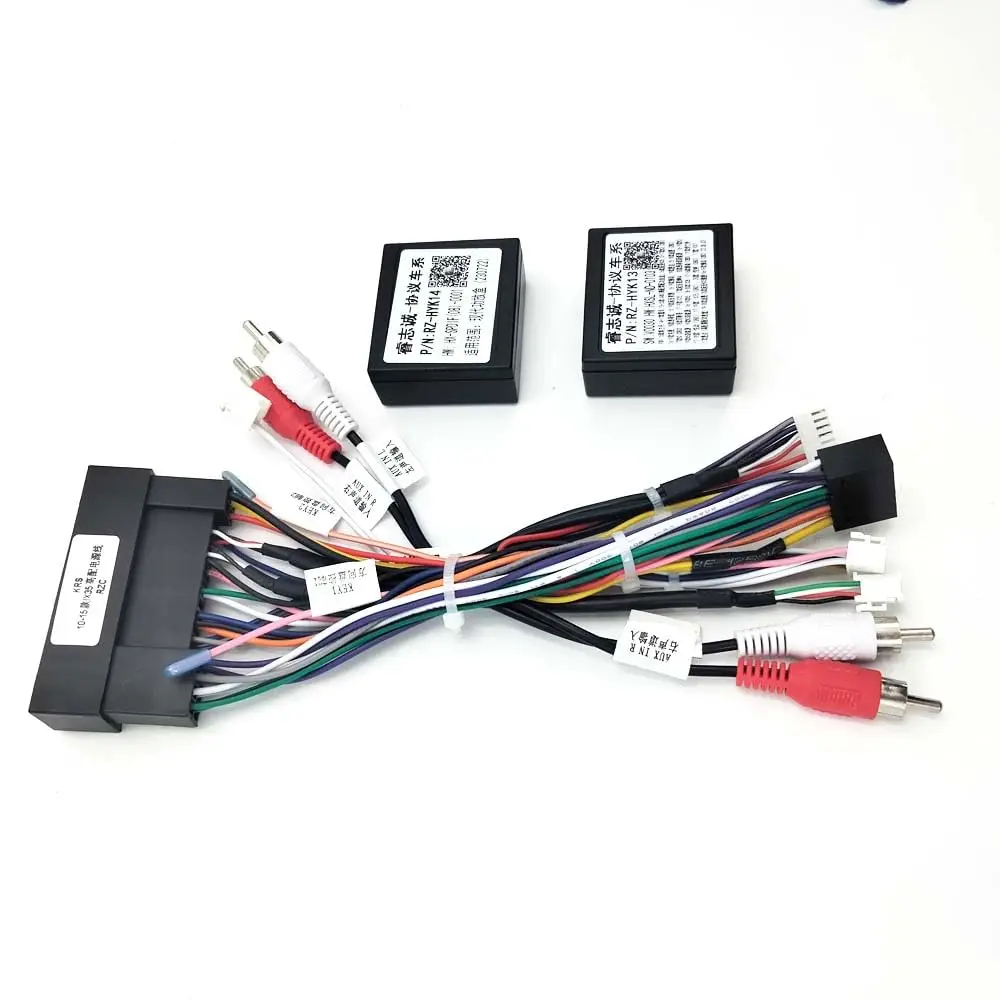 

16 PIN Radio Adapter with Canbus Boxes for Hyundai IX35/Sonata 8/Santafe/Kia K3