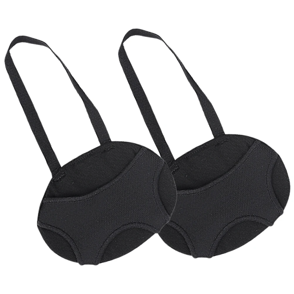 

1pcs 1 Pair Black S SEBS Anti-wear Shock-absorbing Forefoot Pads High Heels Flat Shoes Women Metatarsal Cushion Foot Support