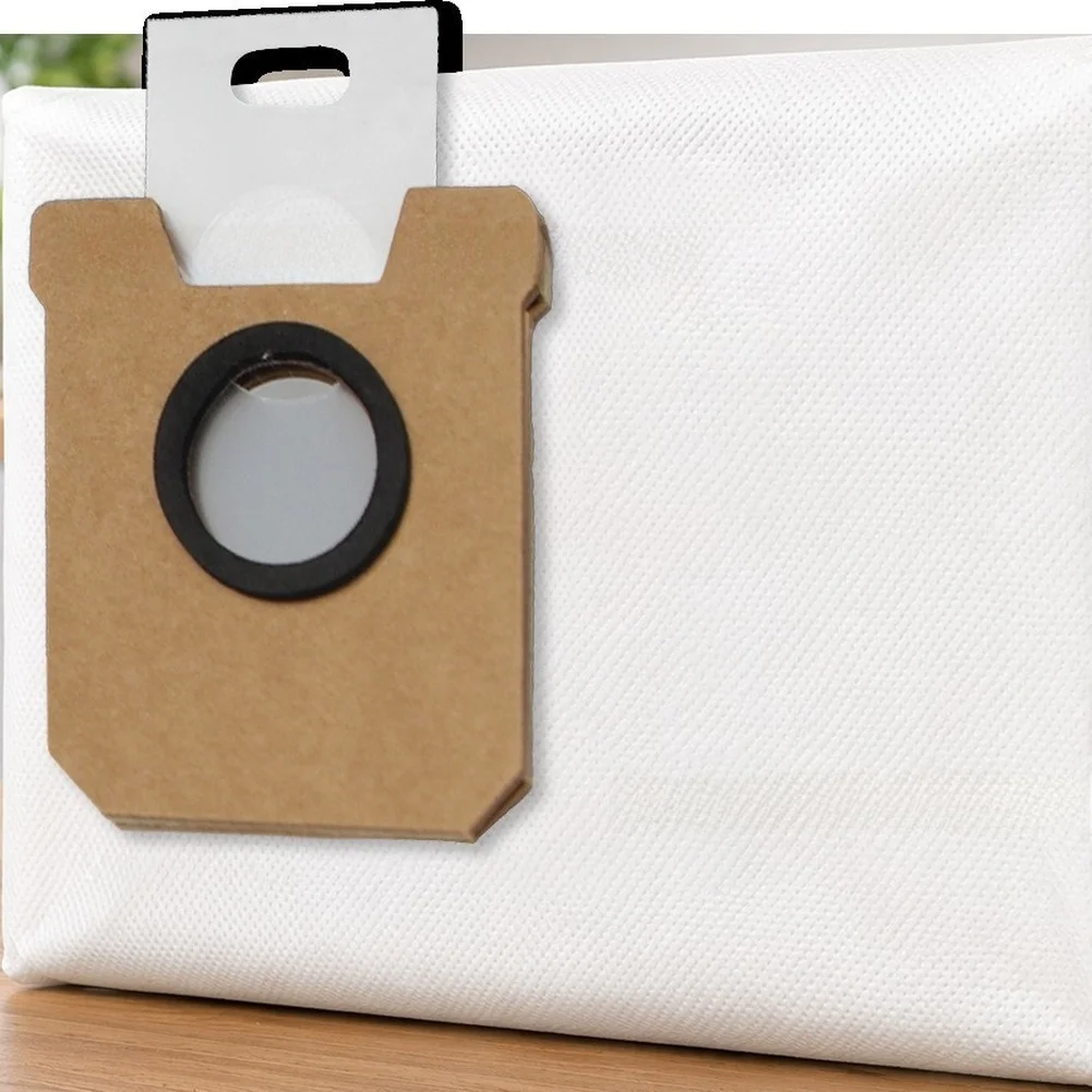 Non Woven Dust Bags for Tapo RVA210 RV50 Robot Vacuum Cleaner Replacement Filters 10 Pack 4L Capacity Pull Tab Seal