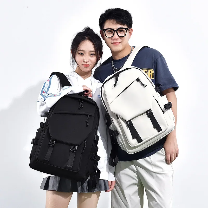 Fashion Students Large Capacity School Bags Books Stationery Pencil Box Organizer Backpack Waterproof Lightweight Schoolbags