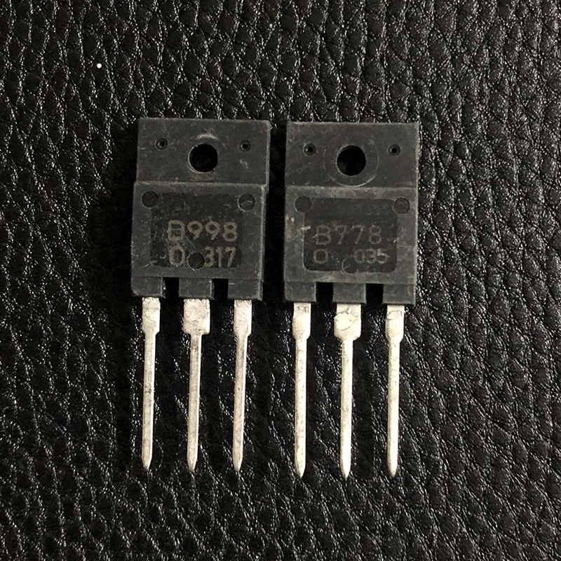 2pcs B778 D998 2SB778 2SD998 TO-3PF (1pair/lot) In Stock