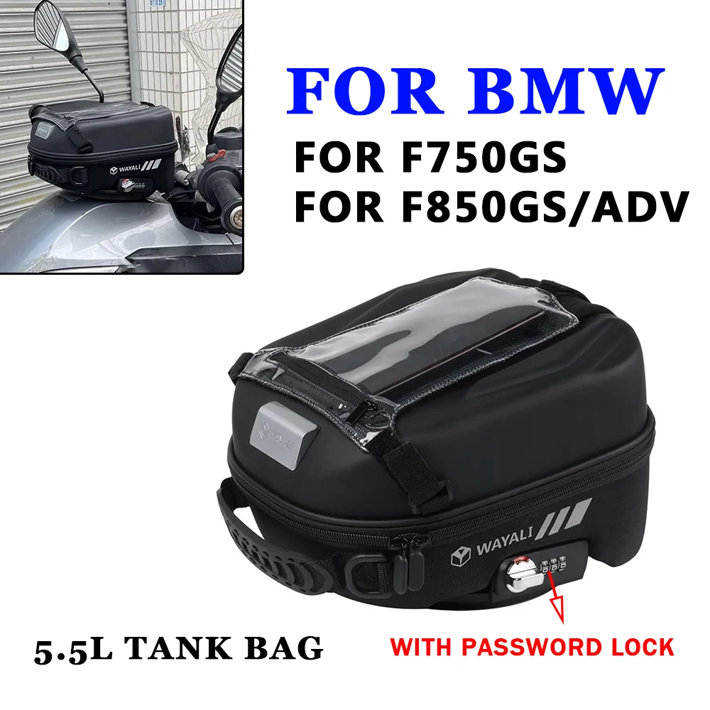 Motorcycle Accessories Fuel Tank Bag Luggage Backpack Tanklock Phone Bag For BMW F750GS F850GS Adventure F750 F850 GS F 850 ADV