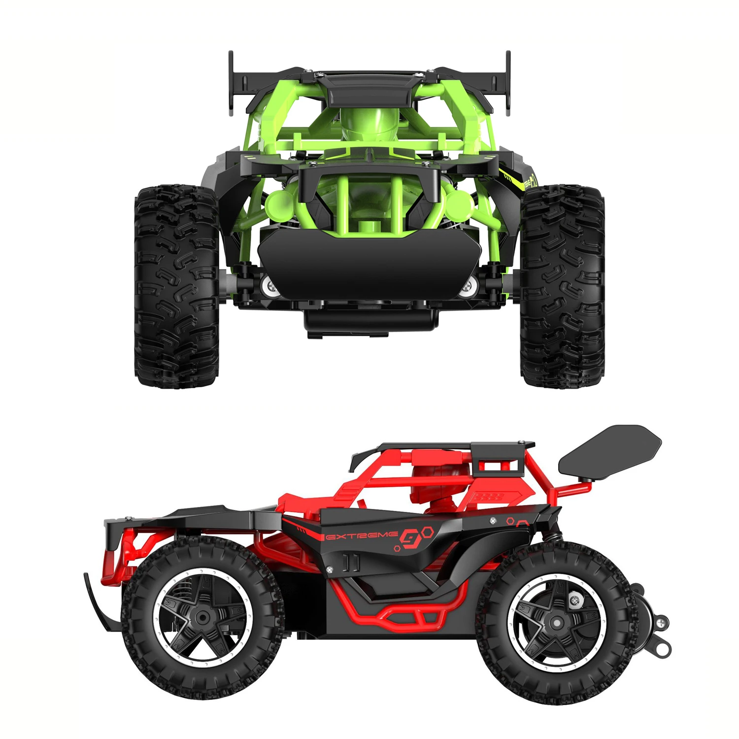 1:18 RC Car Big Wheel Monster 2WD RC Truck 2.4GHz All Terrain Off Road 15KM/H High Speed RC Racing Car RTR for Kids