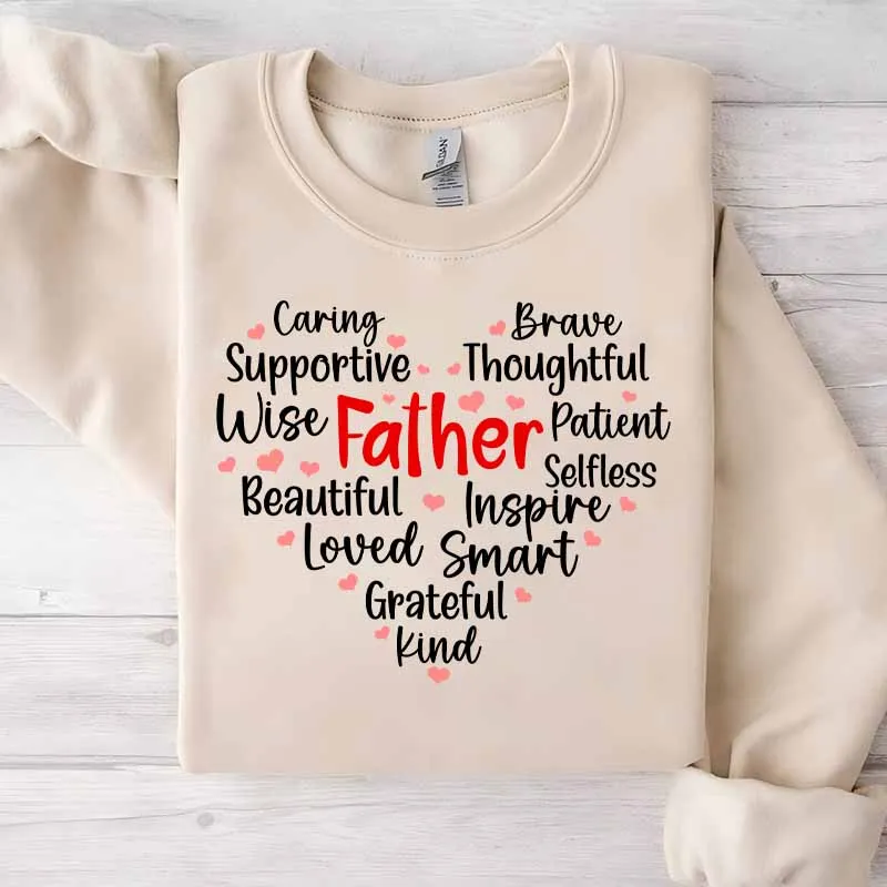 

DAD Fashion Dsign DTF Transfer Decals For Iron-on Transfer For Clothing DIY Washable T-shirts Thermal Stickers Father's Day Patc