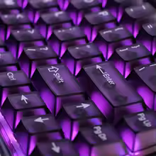 PC 커스텀 안개 침투 키캡 세트, 반투명 투명 키보드 캡, 체리 프로필 게임용 키캡, 기계식 키보드 MAD68 - AliExpress 7