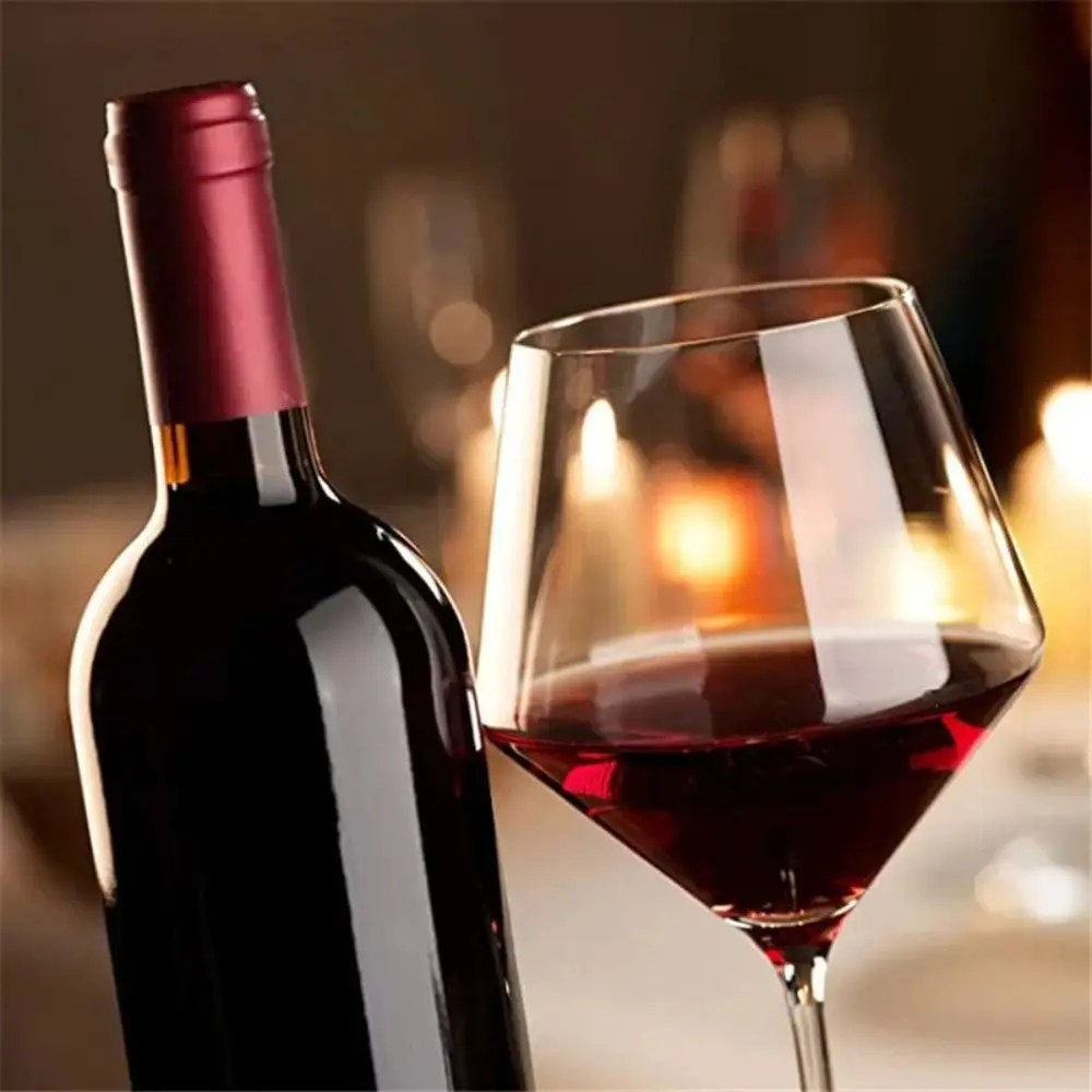100Pcs PVC Wine Heat Shrinkable Cap Tear Tab Straight Mouth Wine Shrink Film Wrap Black Red Wine Bottle Cap