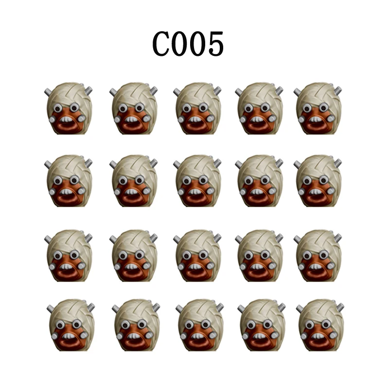 

20pcs/set Building Blocks Tusken Raider Imperial Ground Crew Brick Figure Figurines Imperial Hovertank Pilot C001 C005 C002 C045