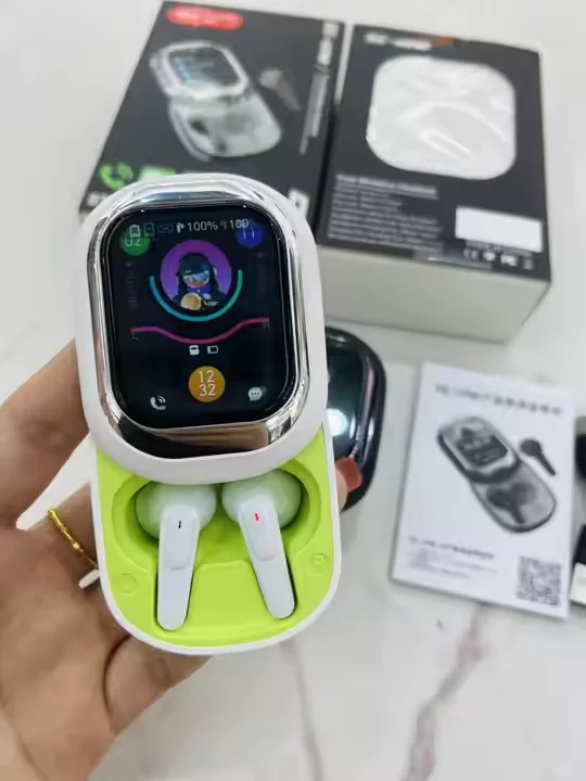 

Крутые слайд-наушники с дисплеем SE-ONE ANC ENC, полноэкранные беспроводные наушники с ЖК-дисплеем, HD-дисплей с сенсорным управлением, игровые наушники