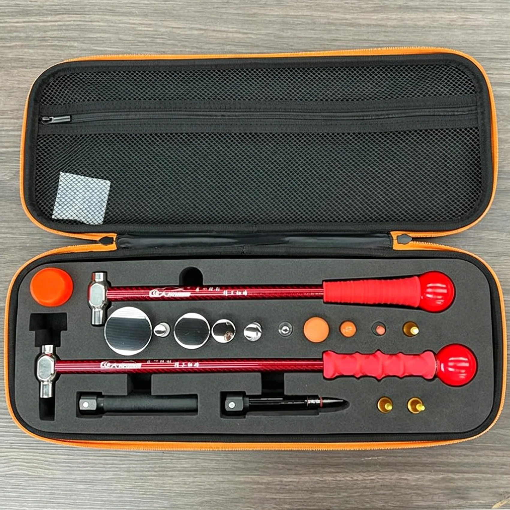 M8 Paintless Dent Repair Kit, Double Hammers & Double Pens Traceless Tap Tool