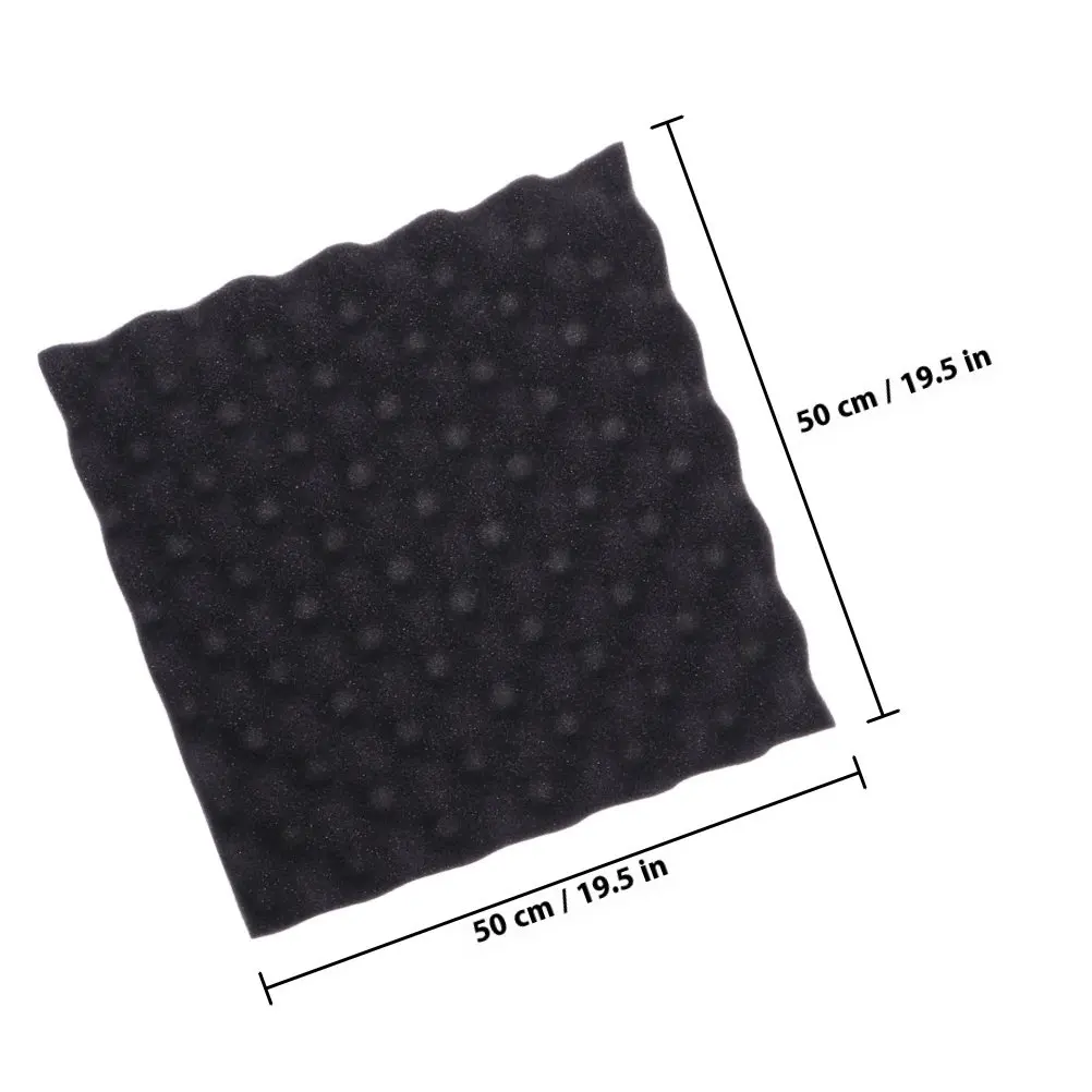 Paneles Acústicos Autoadhesivos de Algodón Absorbente de Sonido para Paredes, Techos, Material de Insonorización para Estudio en Casa