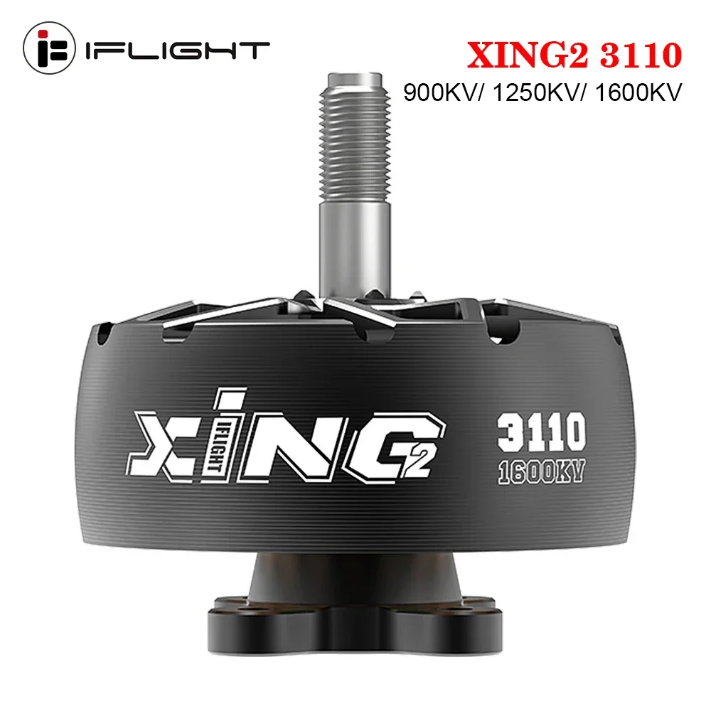 SmCpiFlight XING2 3110 900KV/ 1250KV/ 1600KV Brushless Motor 5mm Titanium Alloy Shaft Compatible 6-9inch Prop For RC FPV Drone