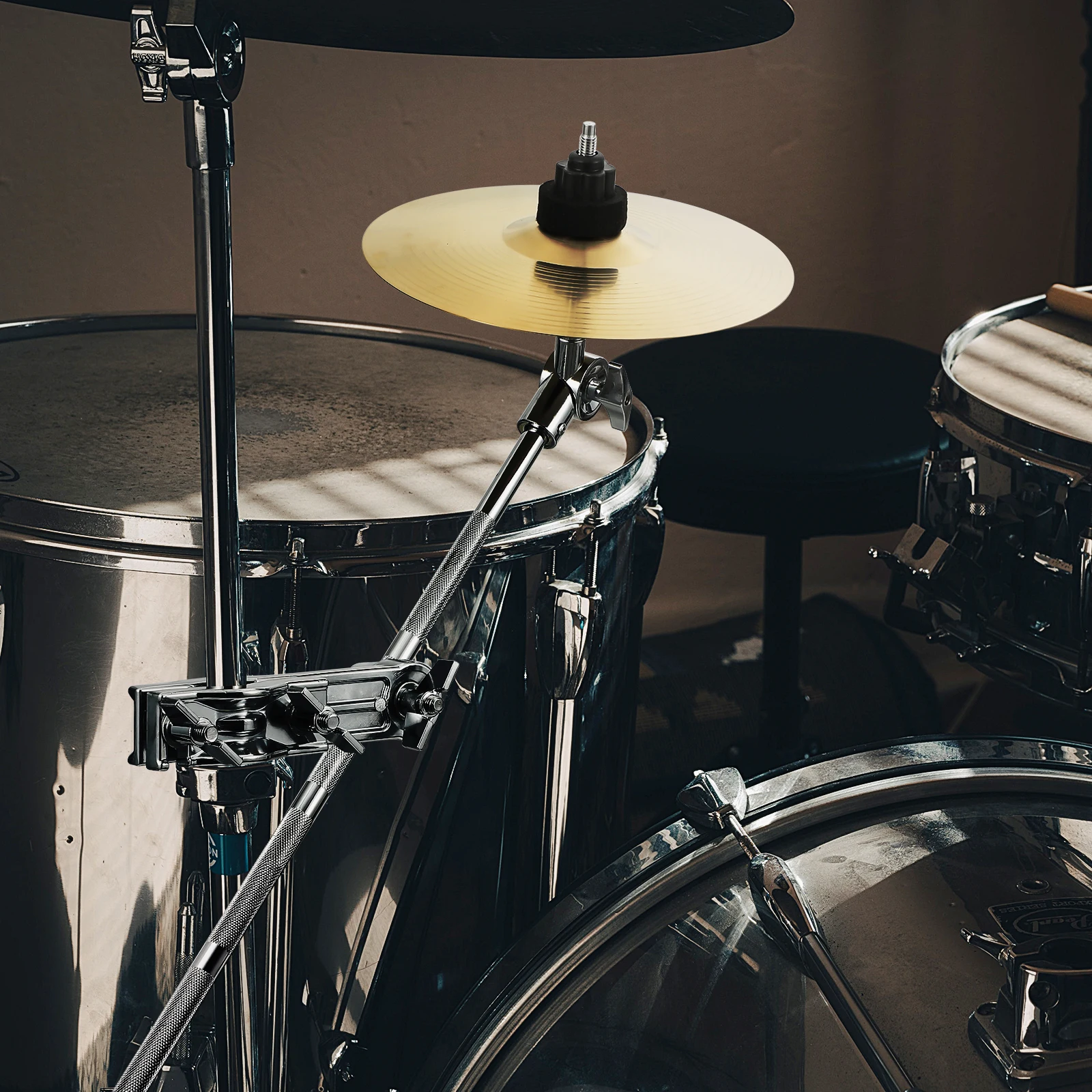 

Drum Extension Clamp Cymbal Boom Arm Mounting Splash Crash Effects Adjustable Durable Drum Set Parts Accessories Musical