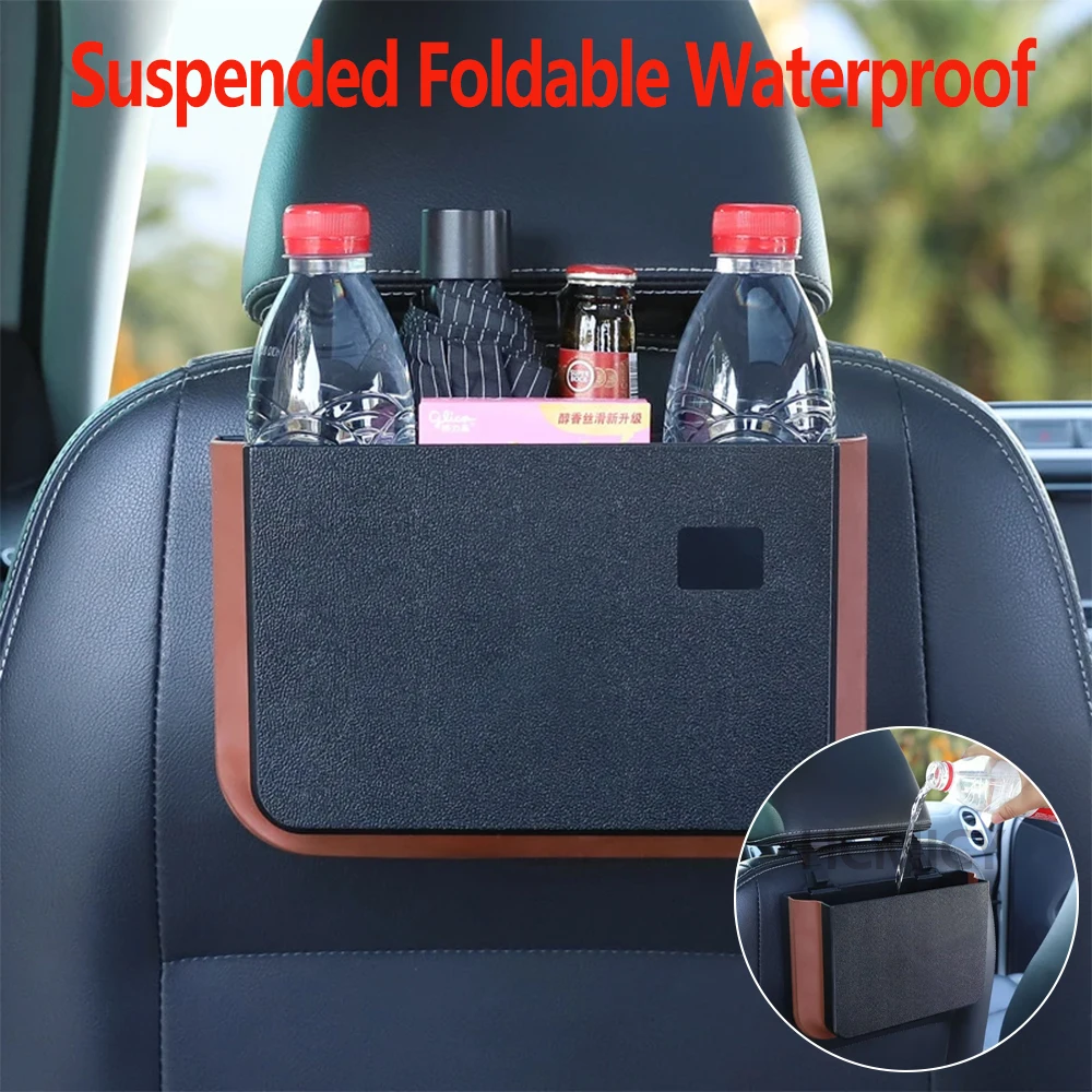 

Сумка для хранения автомобиля, складная портативная водонепроницаемая многофункциональная сумка для хранения, защитный лоток для очков, задний стол, держатель для чашки на заднем сиденье