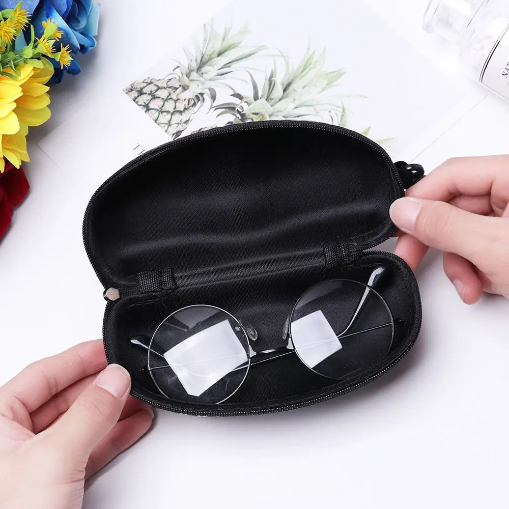 Hot Sunglasses Box Eyewear Box Stone Pattern Zipper Closure Simple Style Portable EVA Glasses Protective Box