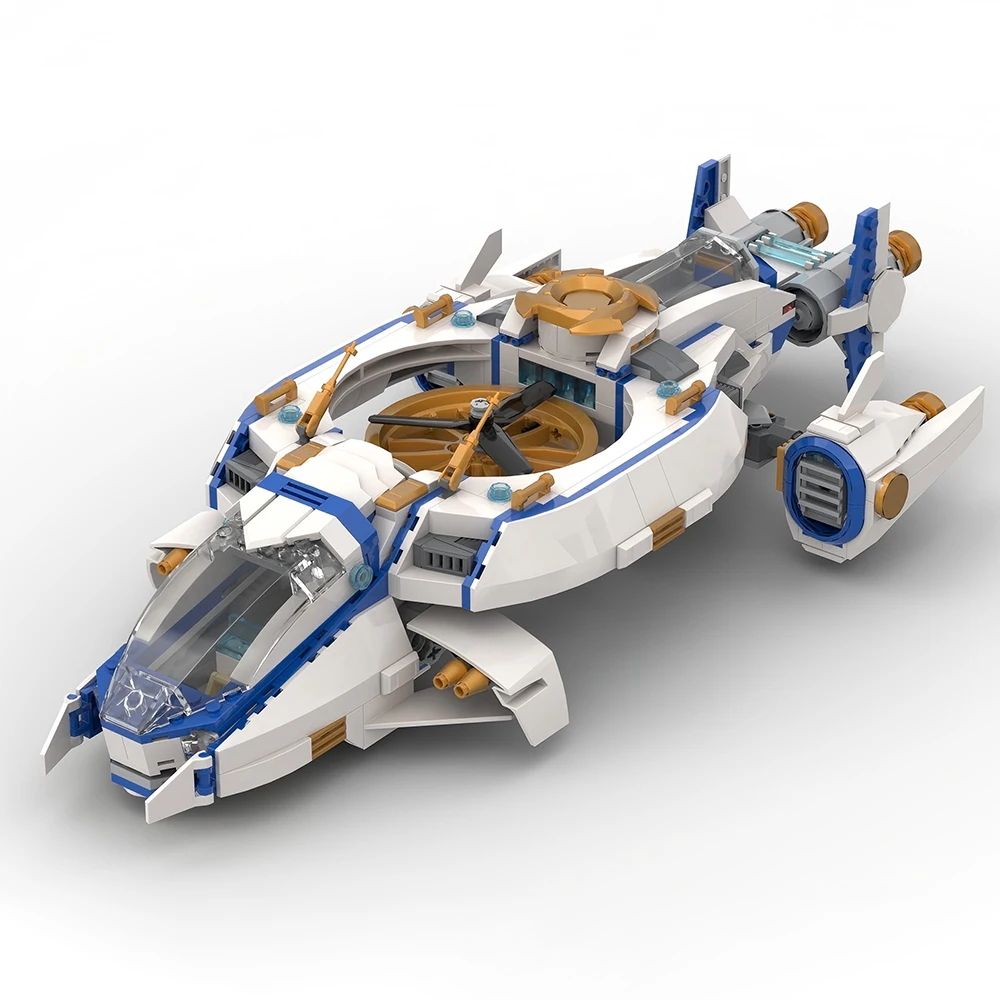 new-moc-hot-movie-helicopter-20-model-building-blocks-diy-battle-spaceship-high-tech-assembly-children's-toy-boy-gift-set
