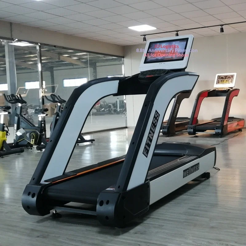 

Multi-Function Electric Walking & Running Treadmill Mute Oversized 250.00kg Fitness Equipment Distance Time Calories Tracking