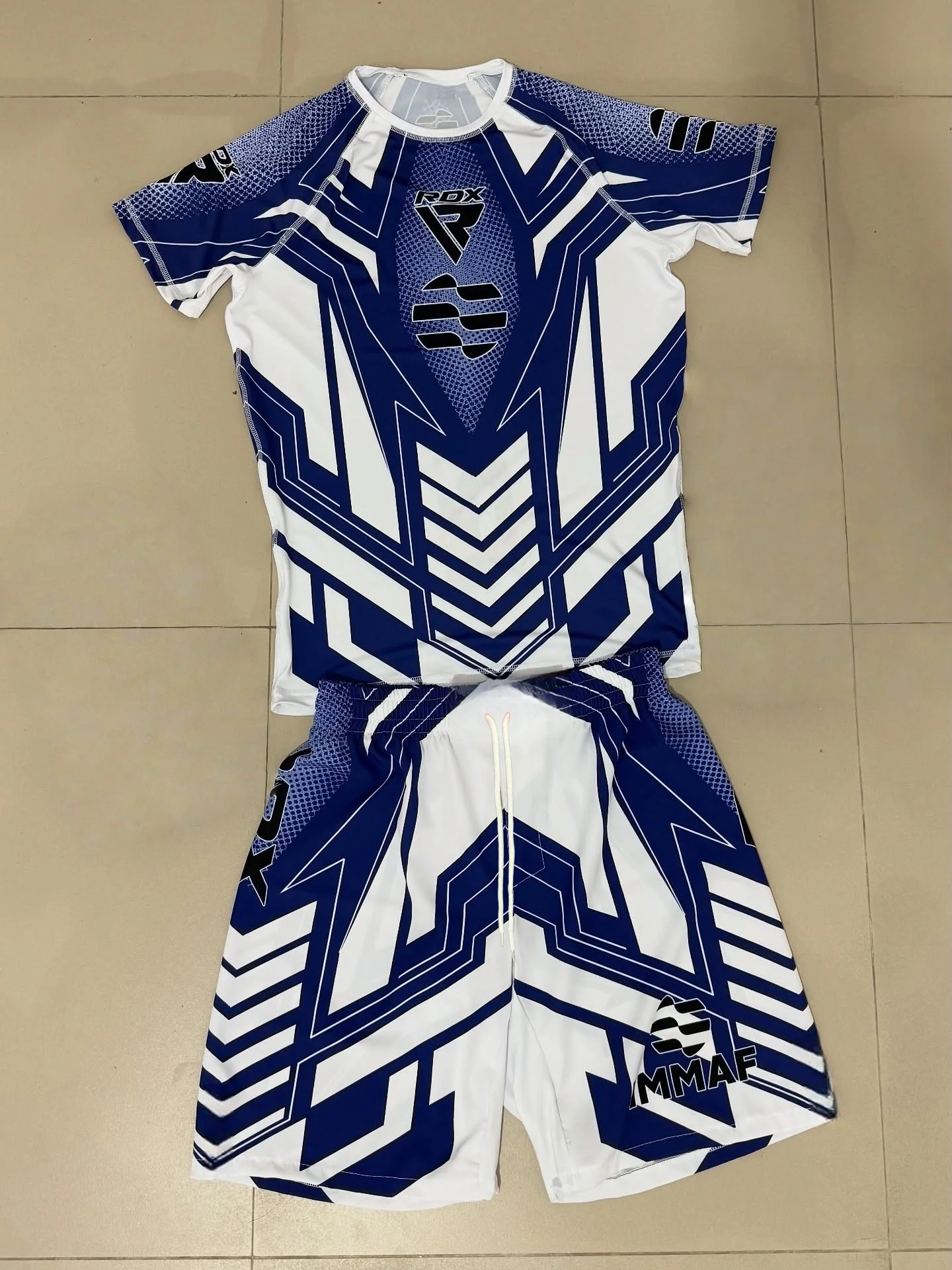 RDX القتال المنافسة نيو جيرسي المشجعين تنفس تي شيرت والسراويل الرجال والنساء عادية جولة الرقبة قصيرة الأكمام الملاكمة الأعلى #2