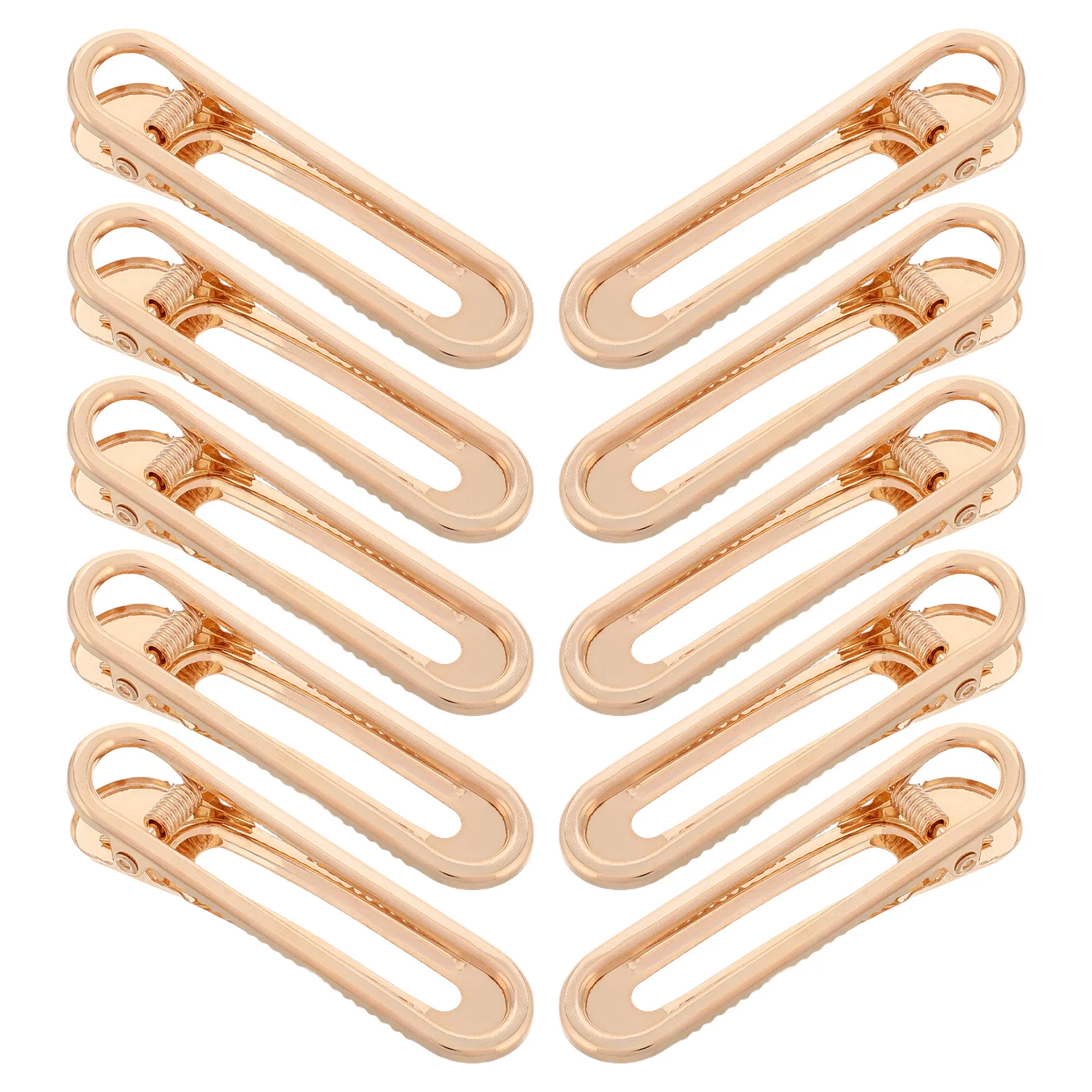 

50 Pcs Alligator Hair Accessories Clips Hairpins Diy Iron Clamps Crafts Barrettes