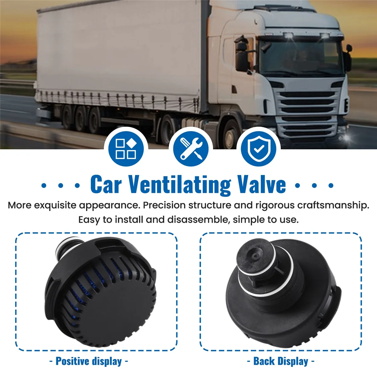 Válvula de ventilação do carro para caminhões, SCE 2433039, 2310330