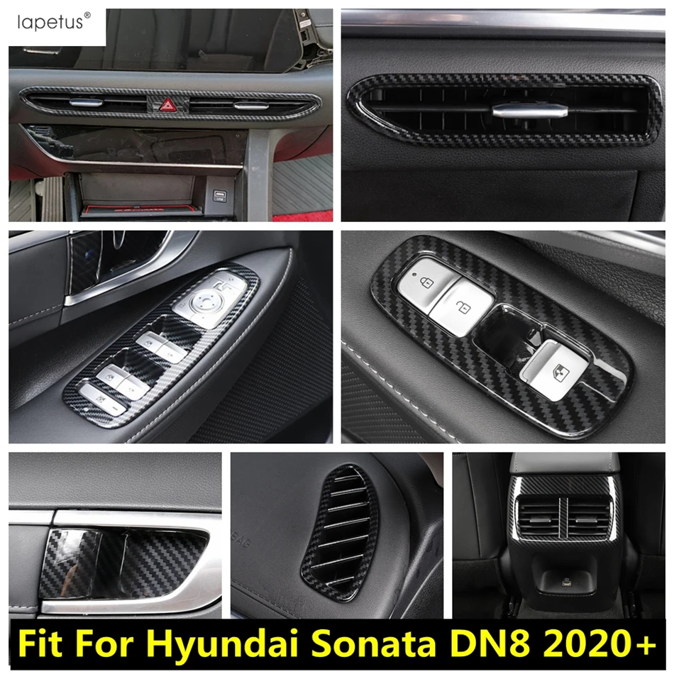 

Window Lift / Middle AC Air Conditioning Outlet Panel / Handle Bowl Cover Trim Accessories For Hyundai Sonata DN8 2020 - 2023