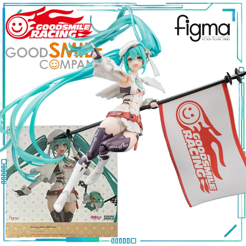 GOODSMILE RACING Echte Figma-Serie Hatsune Miku SP-161 GT Plan Racing für die Zukunft 2023, bewegliches Modell, fertiges Spielzeug