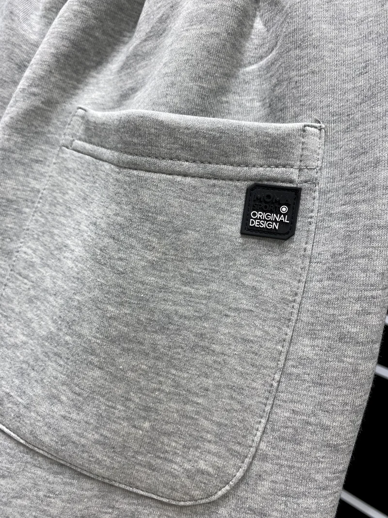 

Comfortable Air Cotton Men's Casual Pants Straight Leg Spor Sle Spring Autumn New Design Knitted Elastic Waist mid Waist