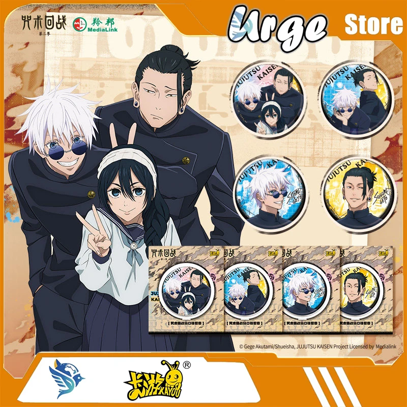 Kayou Jujutsu Kaisen Season 2 Collection Tin Badge Official Licensed Anime Collectible Pin Button Badge Can Badge Merchandise