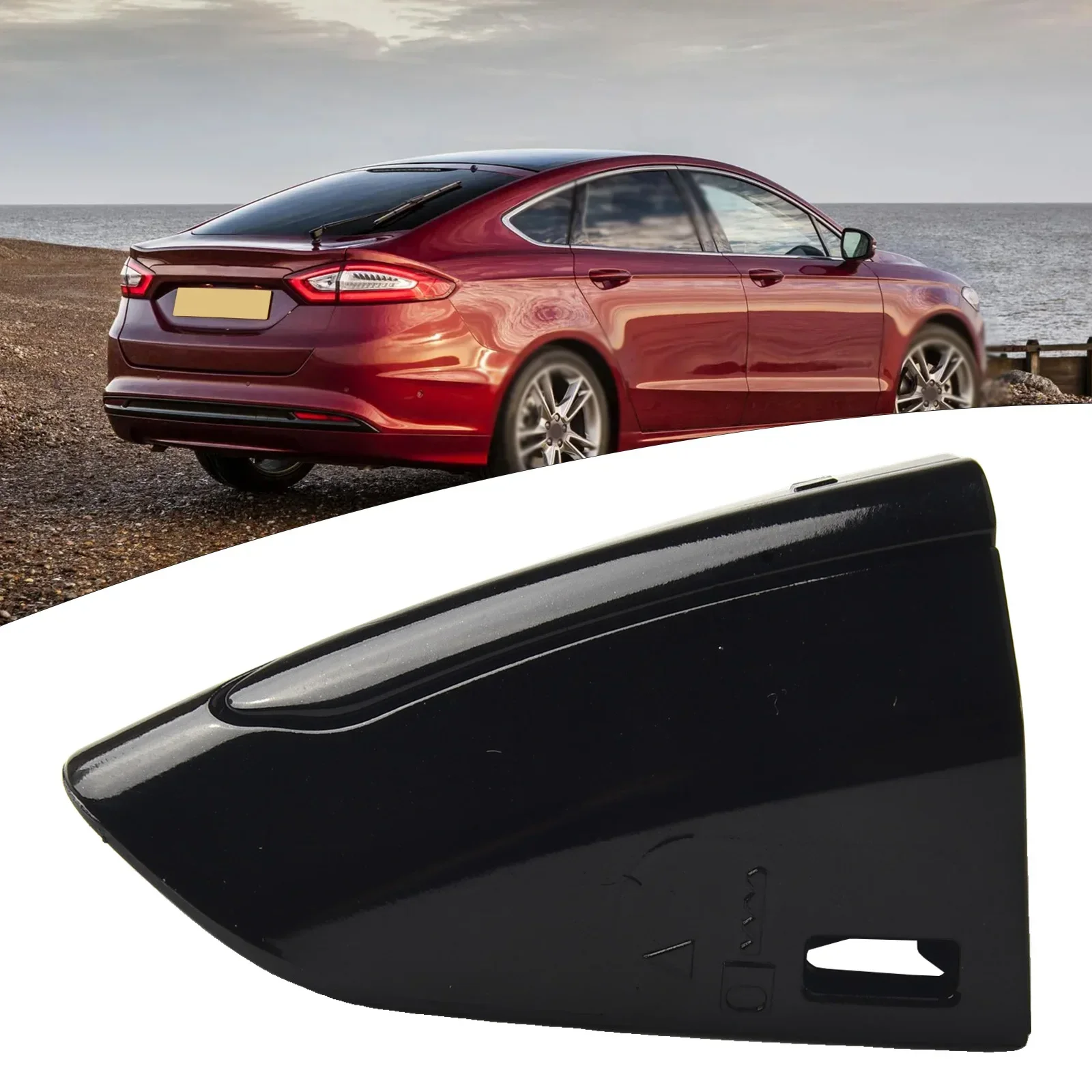 Black Door Handle Cover Door Handle End Cap Car Maintenance Front Placement High Quality Material Left Placement