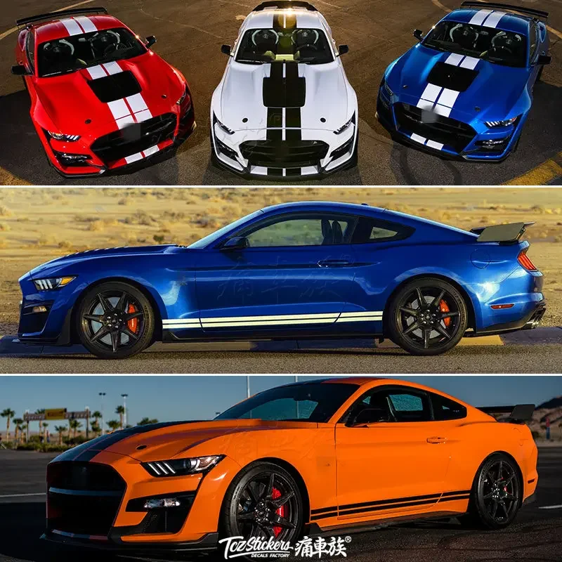 

Car stickers FOR Ford Mustang 2020 GT500 body exterior modified exterior personalized Decal sports film accessories