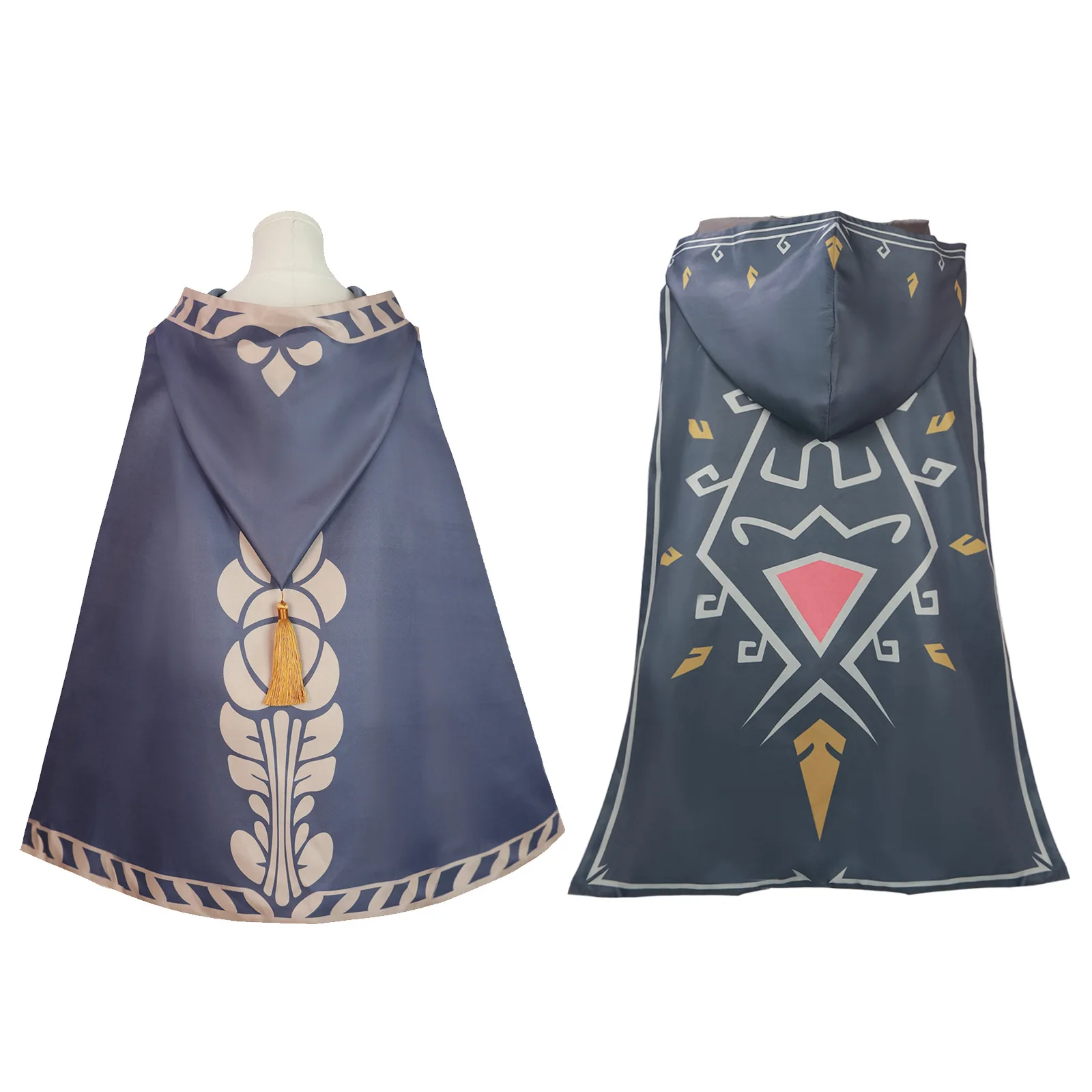 : Disfraz de Cosplay de Tears Of The Kingdom Link y princesa Zelda, capa de disfraz de Anime y juego