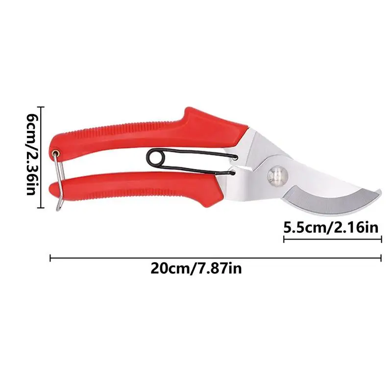 Pruner Garden Scissors Stainless Steel Pruning Shears For Tree Trimming Tree Trimmers Secateurs For Fruit Tree Plant Flowers