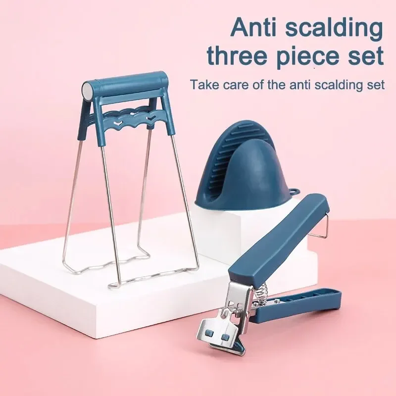 Bowl Clamp Anti Scald Clamp Kitchen Tool Clamp Steaming Vegetable Clamp Anti Slip And Anti Scald Hand Clamp Plate Rice spoon