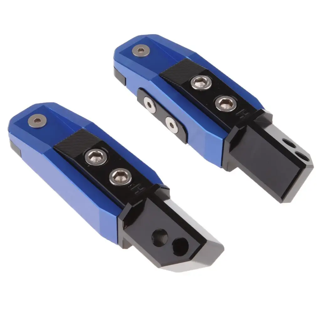 

Aluminium Motorcycle Foot Pegs Rear Pedals Passenger Rest Kit for Honda XL 125 VTR 250 CB 400 SF NT 400