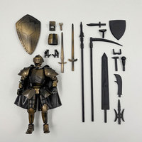 3D printing multi joint active characters, medieval knight series, action creativity, decompression, handmade children's gift co