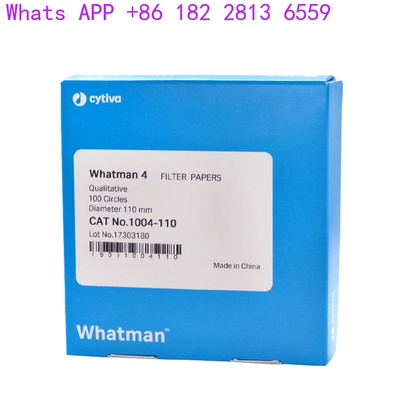 Whatman No. 4 Qualitative Filter Paper 1004-047  055   070  090   110   125    150 Laboratory Filter Paper