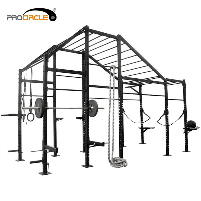 

Strength Training Squat Rack Home Gym Station System For Weightlifting And BodyBuilding