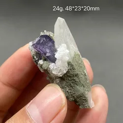 100% Natural China Hunan Yaogangxian Fluorite Crystal Rough Stone Quartz Mineral Healing Crystal