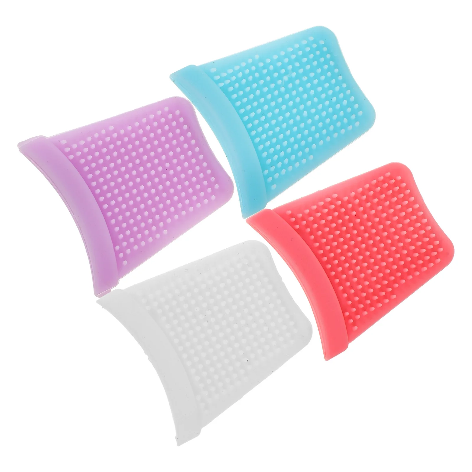 4 stuks gezichtsreinigingsspatel siliconen hoes dode huid verwijderen draagbaar ontwerp voor alle huidtypes scrubber spatel voor huidverzorging