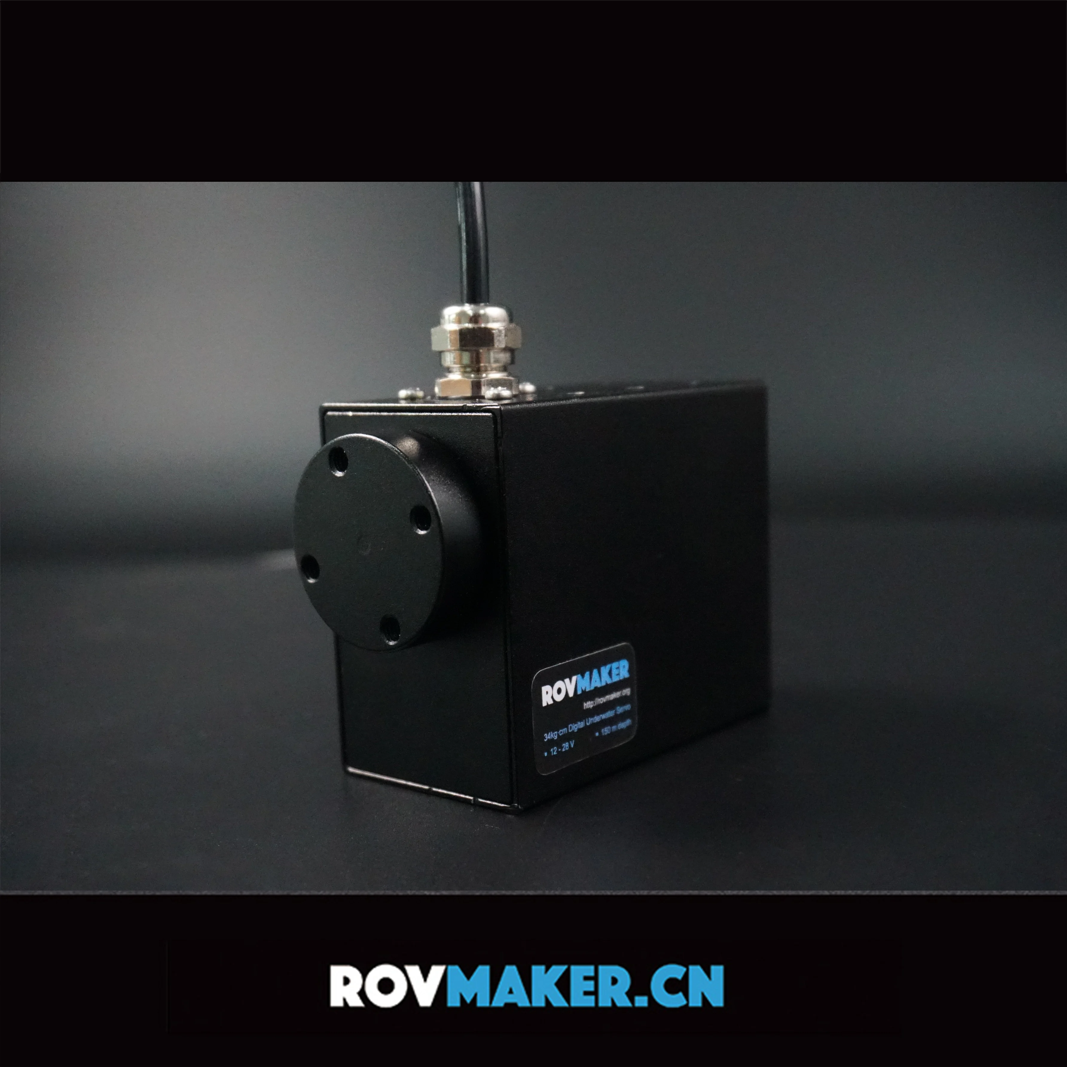 ROVMAKER underwater steering gear suitable for mechanical arm and underwater robot ROV Underwater servo water depth 300 meters
