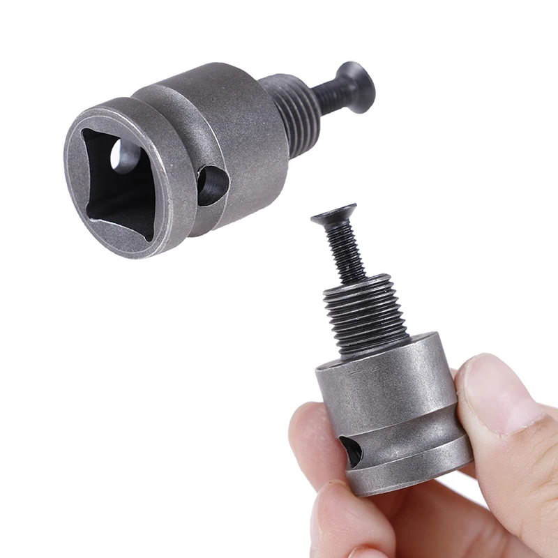 

1/2'' Drill Chuck Adaptor For Impact Wrench Conversion 1/2-20UNF With 1 Pc Screw M03 Dropship