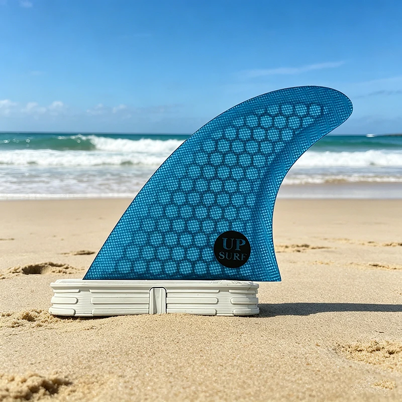 upsurf-double-tabs-2-tri-fin-set-s-m-l-fins-double-tabs-2-surfboard-fins-grey-color-with-white-upsurf-logo-in-fibreglass-fin