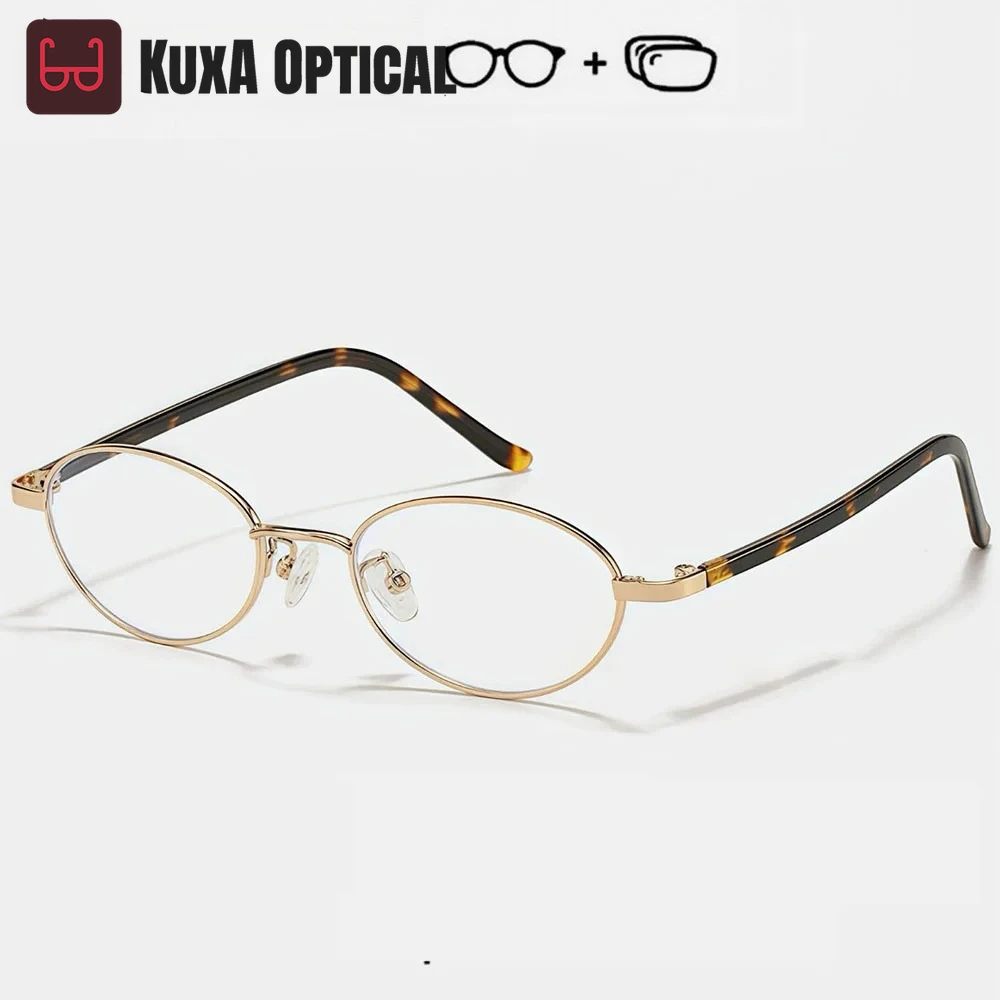 

KUXA Модные овальные очки по рецепту — прогрессивные оптические очки для близорукости и дальнозоркости для женщин
