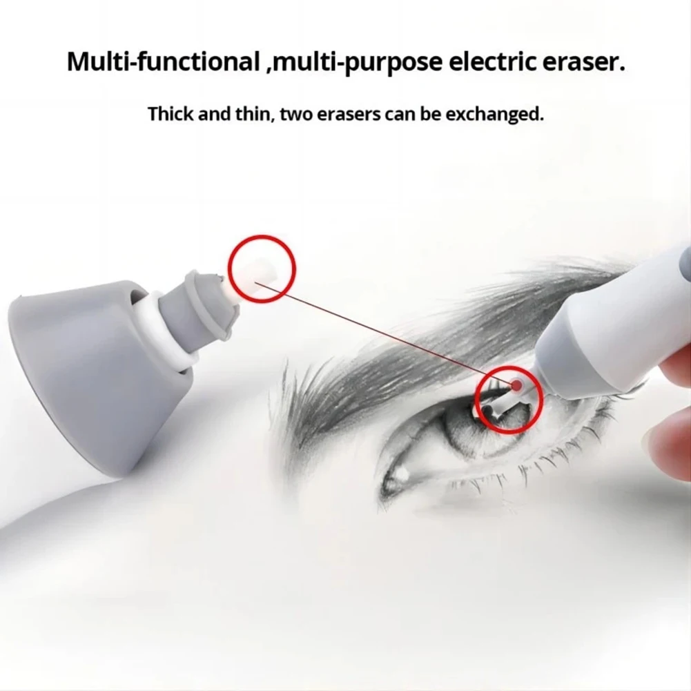 ยางลบไฟฟ้าแบบพกพามียางลบหยาบ/บางอเนกประสงค์ของขวัญสำหรับวันเด็ก