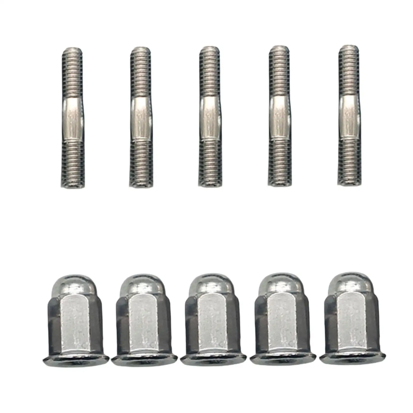 

Motorcycle Exhaust Pipe Bolt Nut Set Replacement for 110cc 125cc 140cc 160cc 200cc Wear Resistant Easy to Install Practical