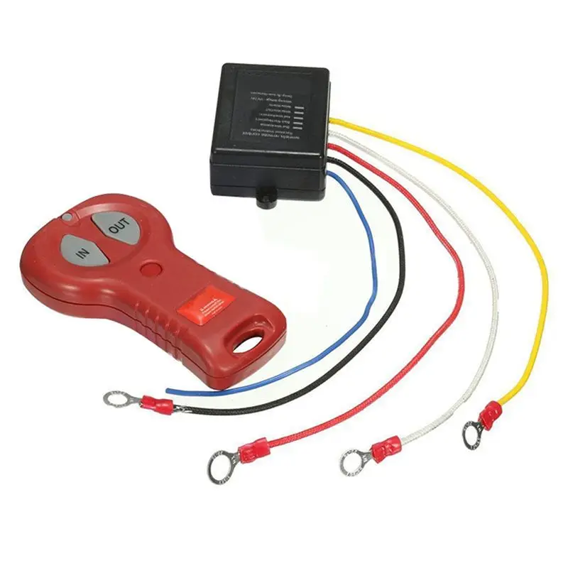 【Price Drop !!】-Handset Switch Controller Wireless Winch Remote Control Set 12V 24V Electric Winch Control System For Jeep Off-R