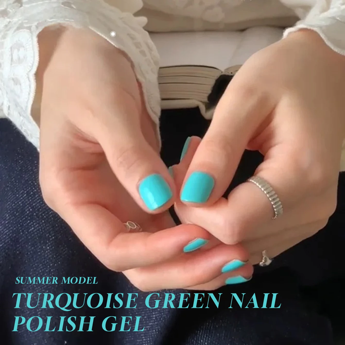 MIANEL 1PCS 12ML Summer Nails Macaron Candy Blue-green Gel Nail Polish Nail Supplies Green Nails Blue Nails Red Nails